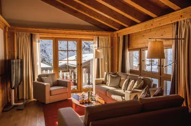Riffelalp Resort Hotel Zermatt Suite Monte Rosa Living Room