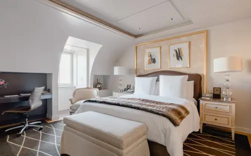 Four Seasons Hotel Des Bergues Geneva Bed Room Loft