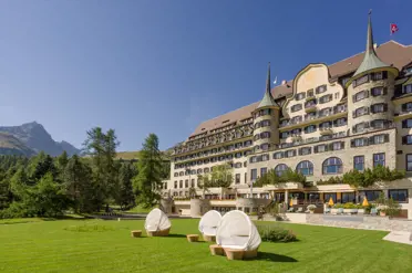 Suvretta House Hotel St Moritz Garden Summer