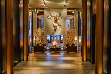 The Chedi Andermatt Hotel CAM Overview Entrance