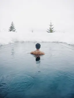 Lecrans Hotel Spa Crans Montana Snow Outdoor Pool