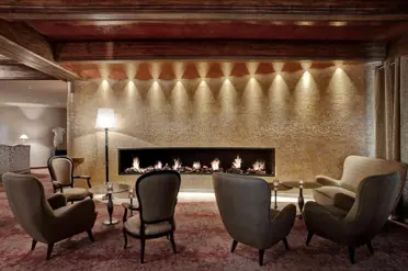 Tschuggen Grand Hotel Arosa Cozy Fire Place