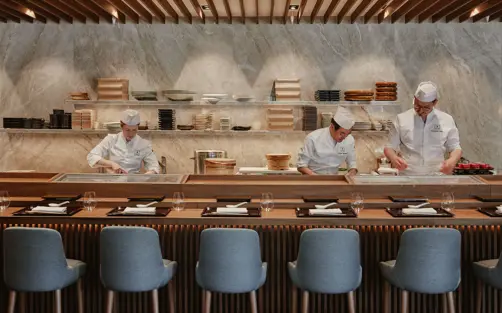 Mandarin Oriental Geneva Hotel Geneva Sachi Omakase Bar Empty