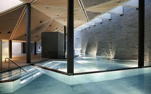 Tschuggen Grand Hotel Arosa Built Into The Mountain