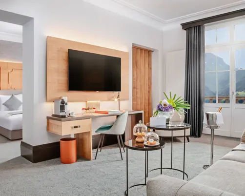 Swiss Deluxe Hotels Magazine Summer 2025 Junior Suite Mountain View 1