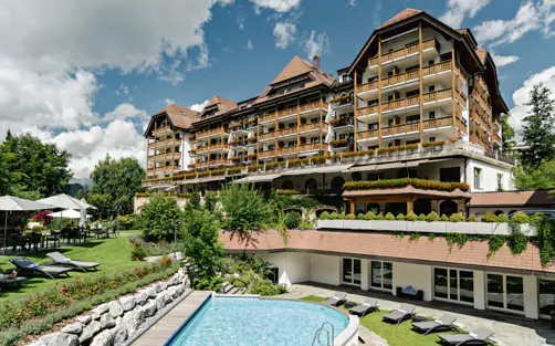 Park Gstaad Hotel Facade Summer