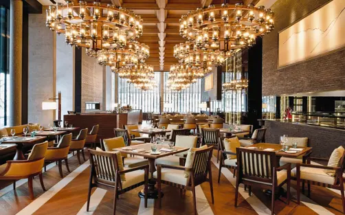 The Chedi Andermatt Hotel The Restaurant The Chedi Andermatt