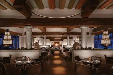 Swiss Deluxe Hotels Buergenstock Resort Lake Lucerne Oak Grill & Pool Patio