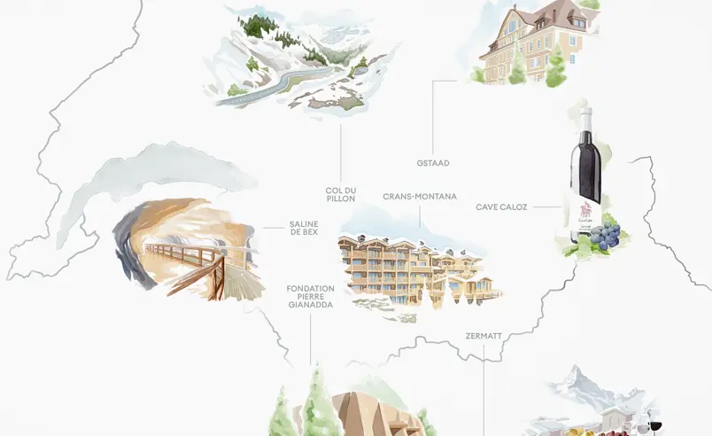 Swiss Deluxe Hotels Stories Winter 2023 2024 Art With A View To The South Pag 40 41