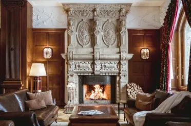 Carlton Hotel St Moritz Fire Place