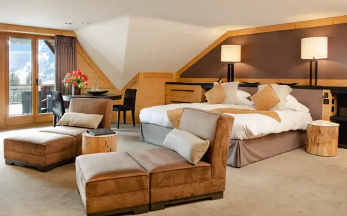 Park Gstaad Hotel Promenade Penthouse Junior Suite