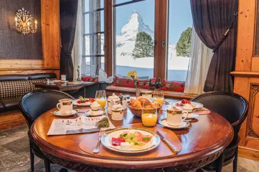 Riffelalp Resort Hotel Zermatt Restaurant Alexandre Breakfast