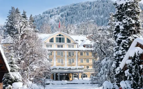Le Grand Bellevue Hotel Gstaad Winter Wonderland