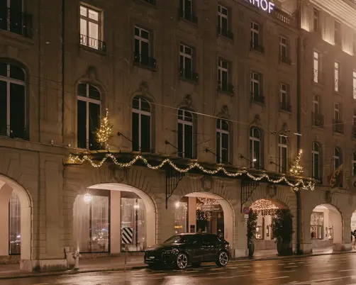 Swiss Deluxe Hotels Hotel Schweizerhof Bern & Spa Christmas Exterior