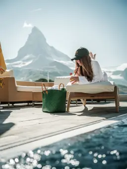 Riffelalp Resort Hotel Zermatt Sundeck