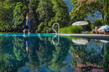 Castello Del Sole Hotel Ascona Outdoor Pool Area
