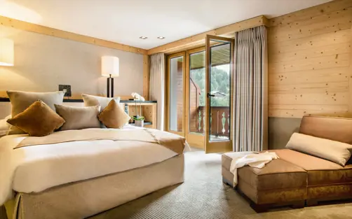 Park Gstaad Hotel Park Penthouse Master Bedroom