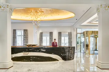 Grand Resort Bad Ragaz Hotel GRBR Quellenhof Eingang Reception
