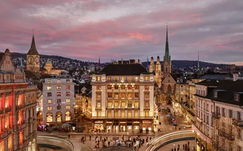 Swiss Deluxe Hotels Mandarin Oriental Savoy Zurich Zurich Exterior Winter