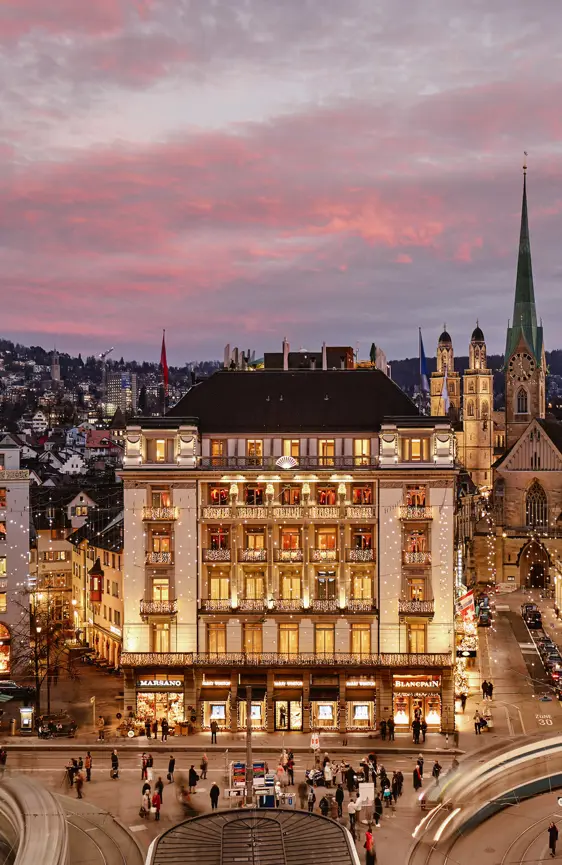 Swiss Deluxe Hotels Mandarin Oriental Savoy Zurich Zurich Exterior Winter