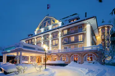 Le Grand Bellevue Hotel Gstaad Bellevue Covered In Snow