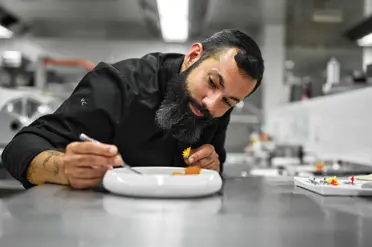 Lecrans Hotel Spa Crans Montana Kitchen Chef Yannick Crepaux