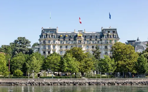 Beau Rivage Palace Hotel Lausanne External View Building