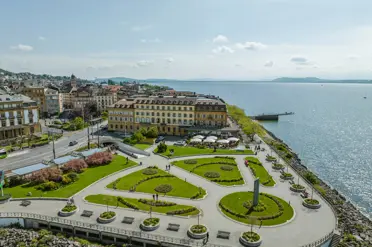 SDH Beau Rivage Hotel Neuchatel Vu Du Drone Au Choix