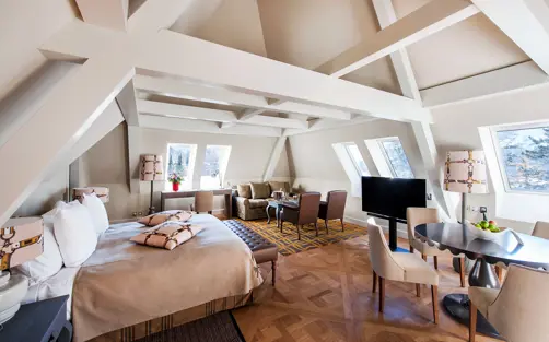 Le Grand Bellevue Hotel Gstaad Suite LGB Bedroom