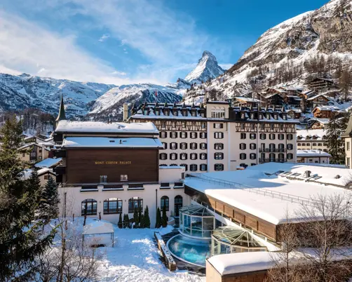Swiss Deluxe Hotels MCP Property Exterior Winter 2