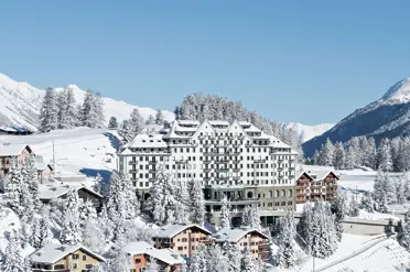 Swiss Deluxe Hotels 01 Outside View Carlton Hotel St. Moritz