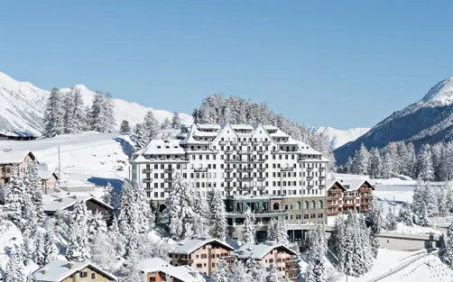 Swiss Deluxe Hotels 01 Outside View Carlton Hotel St. Moritz