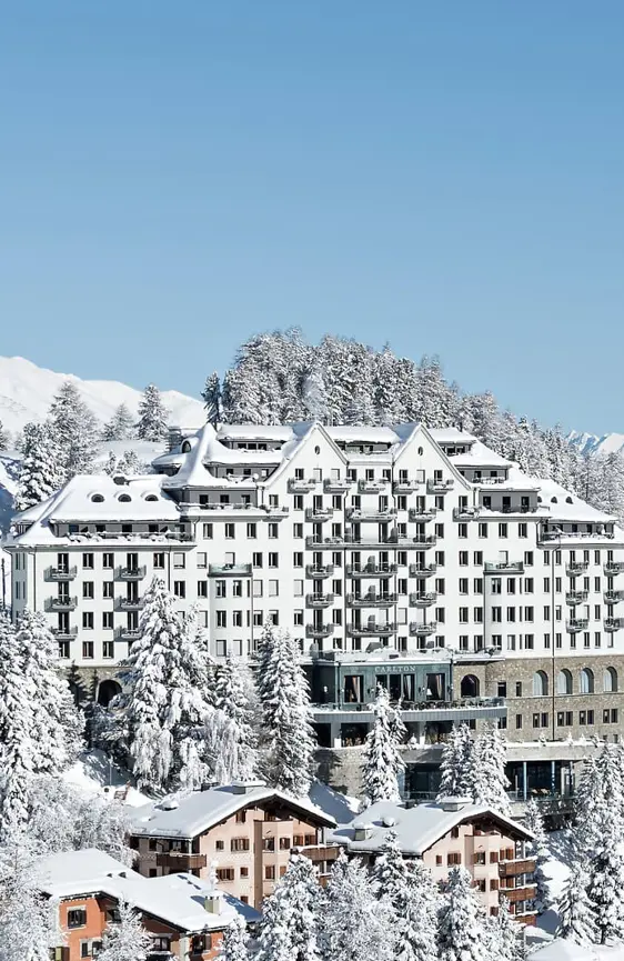 Swiss Deluxe Hotels 01 Outside View Carlton Hotel St. Moritz