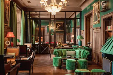 Grand Hotel Kronenhof Pontresina Smokers Lounge