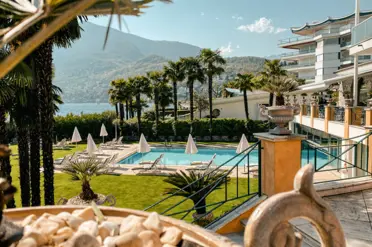 Hotel Eden Roc Ascona Pool View