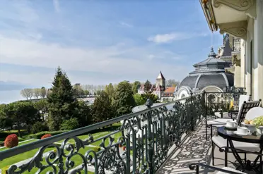 Beau Rivage Palace Hotel Lausanne Royal Suite Balcony