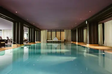 Swiss Deluxe Hotels La Reserve Geneve La Reserve Geneve Indoor Pool © G. Gardette La Réserve Genève