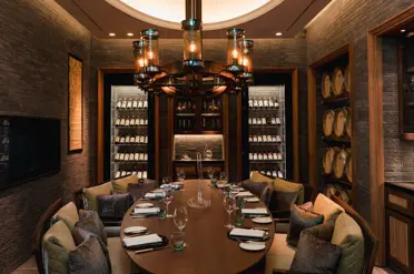 The Chedi Andermatt Hotel CAM Events Meetings The Restaurant Private Dining Room 02