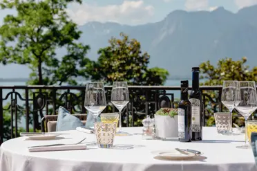 Fairmont Le Montreux Palace Hotel La Terrasse Du Petit Palais