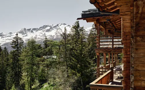 Lecrans Hotel Spa Crans Montana Prestige Suite View