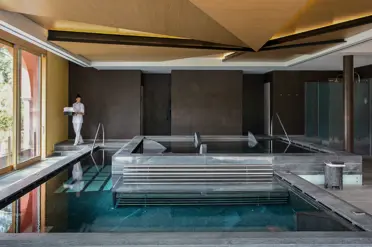Castello Del Sole Hotel Ascona Indoor Whirpool Area
