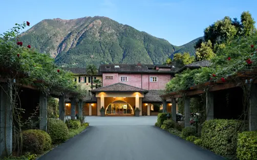 Castello Del Sole Hotel Ascona Entrance Way