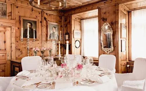 Kulm Hotel St Moritz Private Dining Gredig Stübli