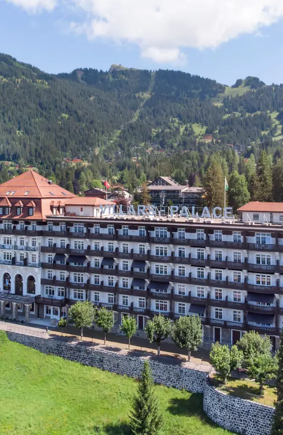 Swiss Deluxe Hotels Villars Palace Summer View