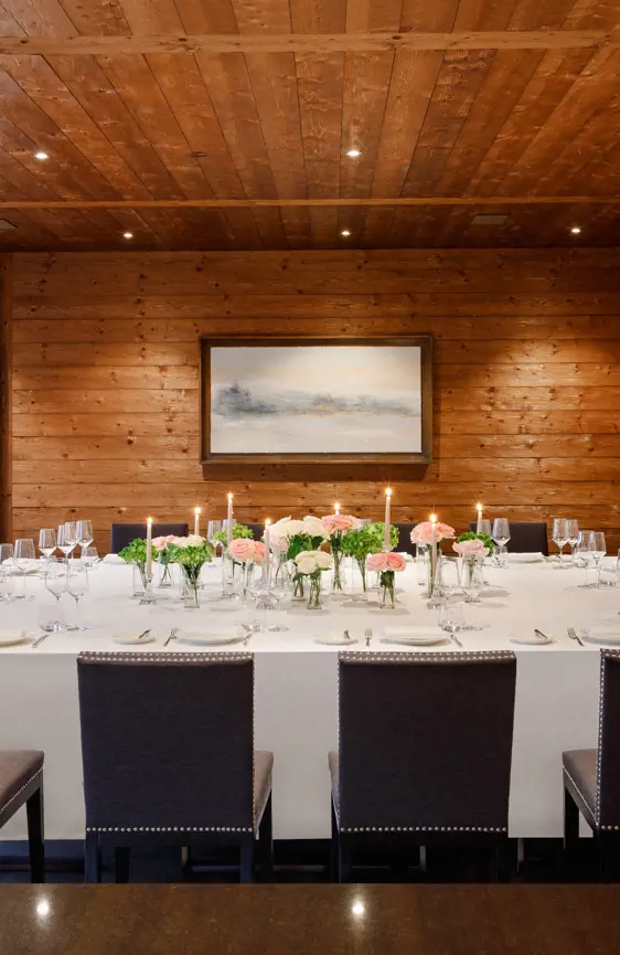 Guarda Golf Hotel Residences Crans Montana Private Dining Room Banquet