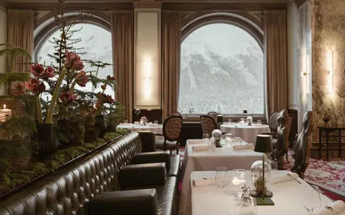 Swiss Deluxe Hotels 07 Grand Restaurant Carlton Hotel St. Moritz