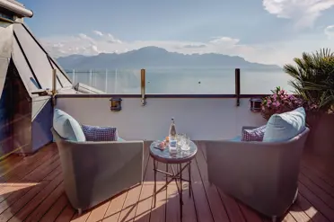 Fairmont Le Montreux Palace Hotel Penthouse Suite View