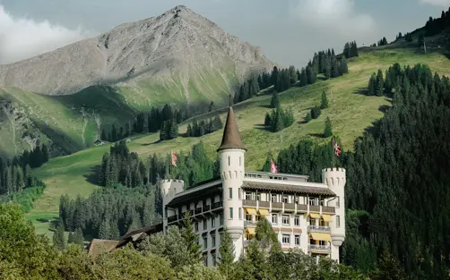 Gstaad Palace Hotel Hotel View From Gstaad