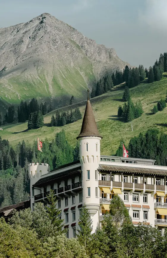 Gstaad Palace Hotel Hotel View From Gstaad