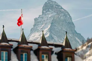 Mont Cervin Palace Zermatt Mont Cervin Palace With Matterhorn In The Background
